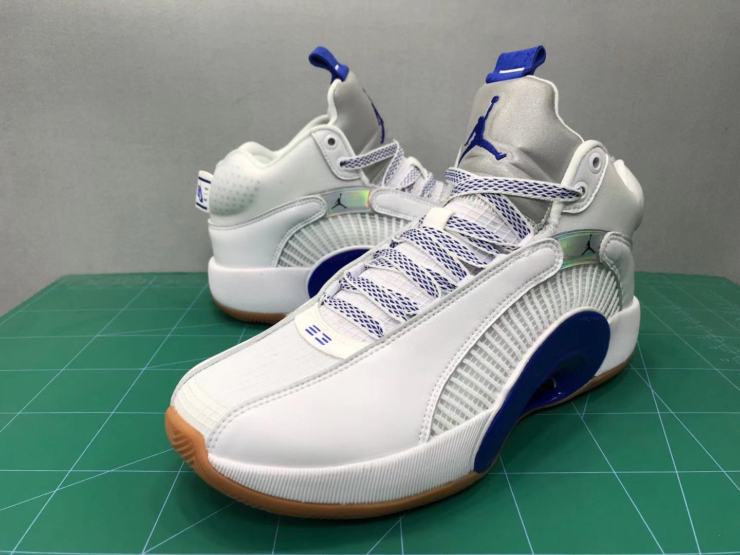 2020 Jordan 35 Sisterhood White Blue Gum Sole